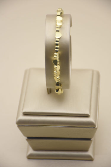 Brass Bracelet with Captivating Gold Finish